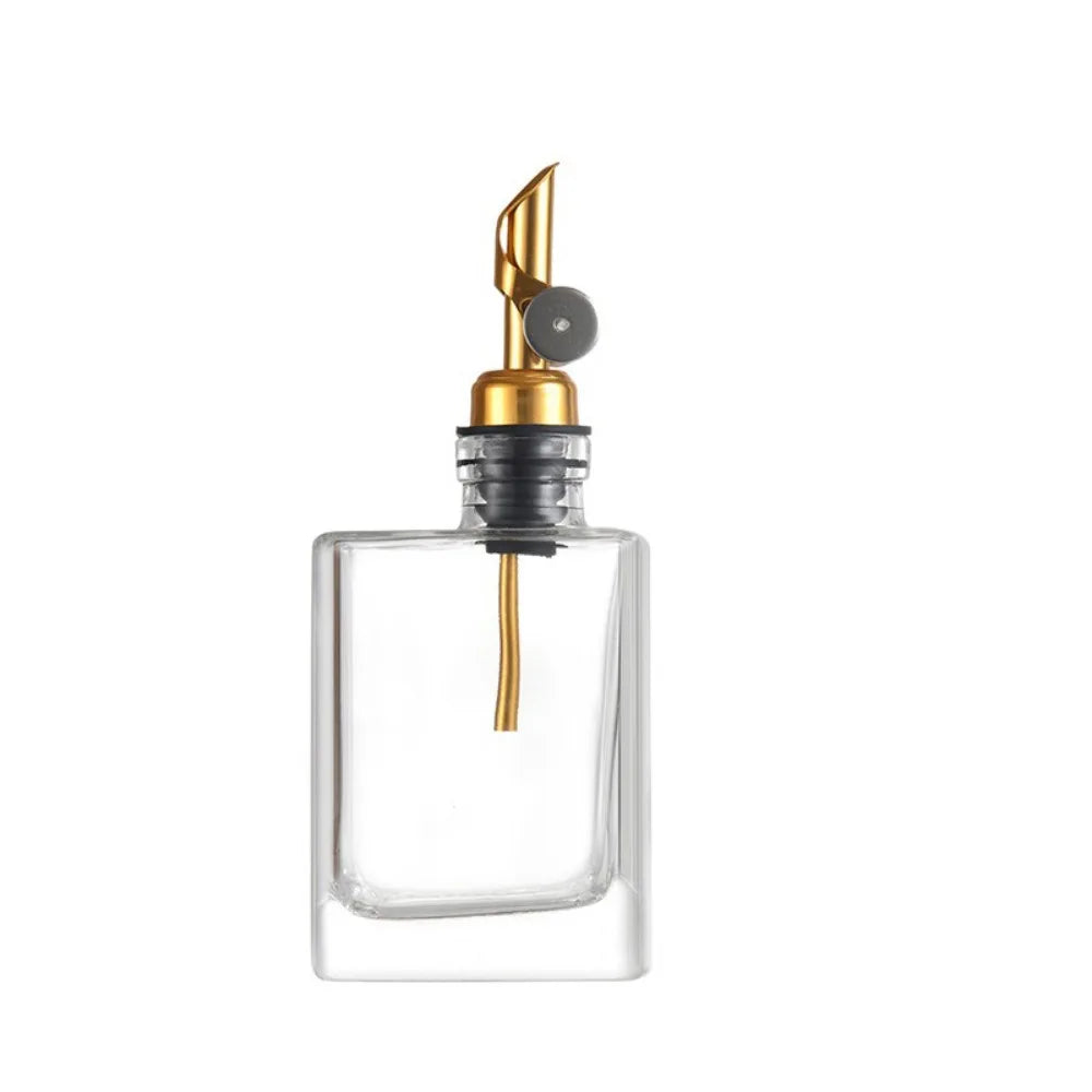 Elegant Glass Olive Oil & Vinegar Dispenser – Stainless Steel Pourer | 200ml & 280ml Sizes