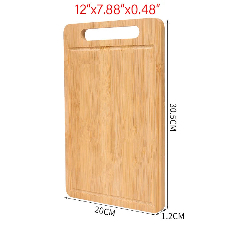 Premium Bamboo Cutting Board Set – Thick, Durable & Eco-Friendly Chopping Boards for Meat, Vegetables & Fruit