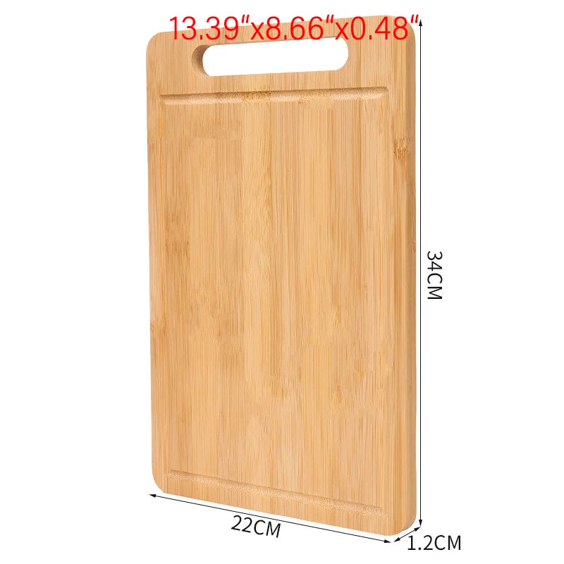 Premium Bamboo Cutting Board Set – Thick, Durable & Eco-Friendly Chopping Boards for Meat, Vegetables & Fruit