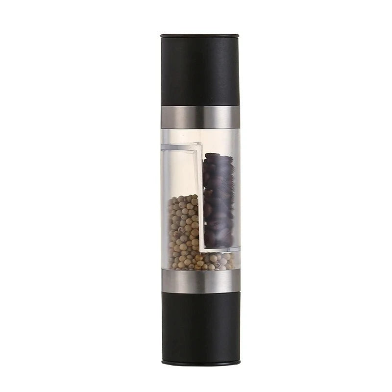 2-in-1 Stainless Steel Salt & Pepper Grinder – Adjustable Ceramic Core